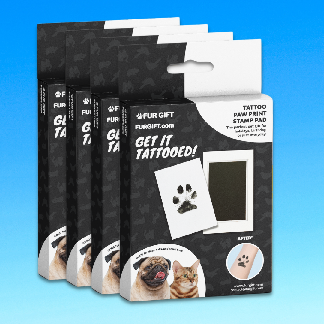 Tattoo Paw Print Stamp Pads Plus Size