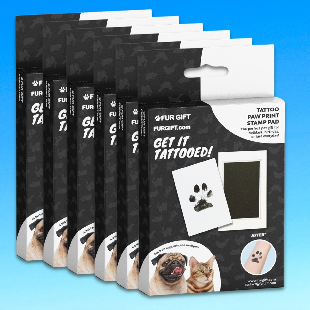 Tattoo Paw Print Stamp Pads Plus Size