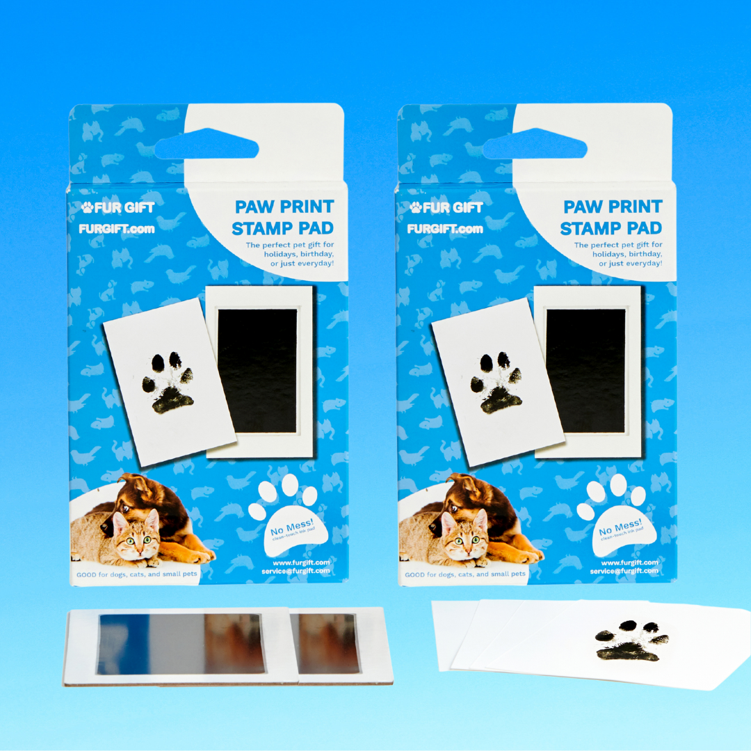 2 Pack of Paw Print Stamp Pads