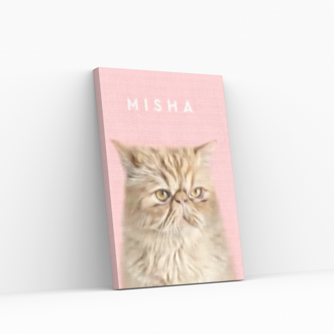 CUSTOM PET PORTRAIT CANVAS
