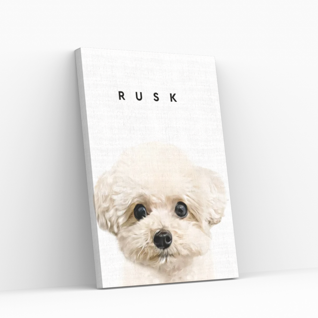 CUSTOM PET PORTRAIT CANVAS