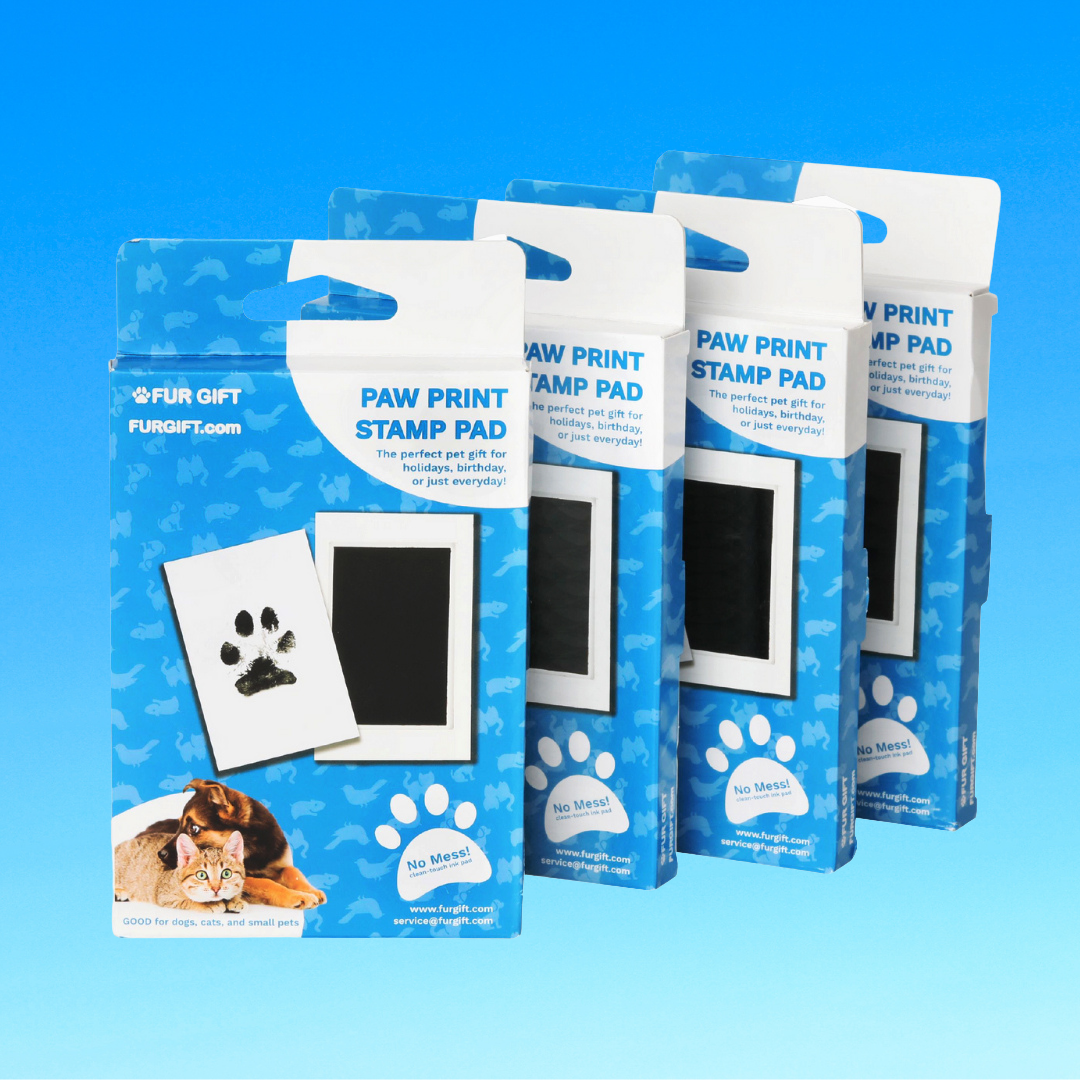 4 Pack of Paw Print Stamp Pads