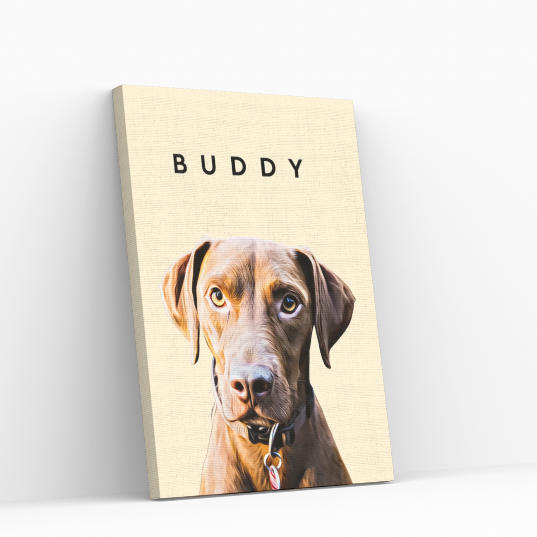 CUSTOM PET PORTRAIT CANVAS