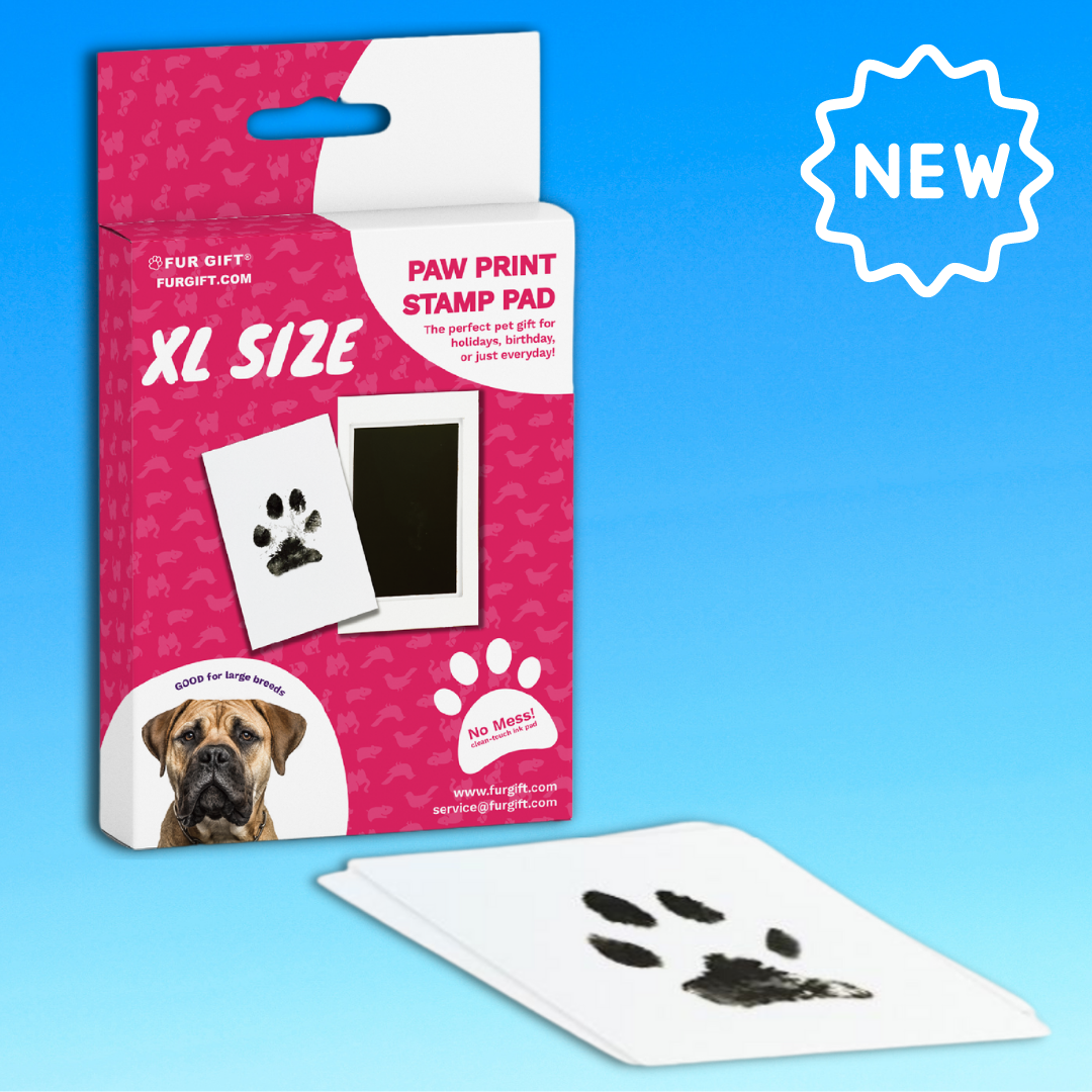 flåde eskortere Tilfældig XL Dog Paw Print Stamp Pad – Fur Gift