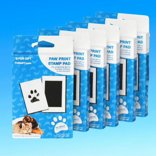 6 Pack of Paw Print Stamp Pads