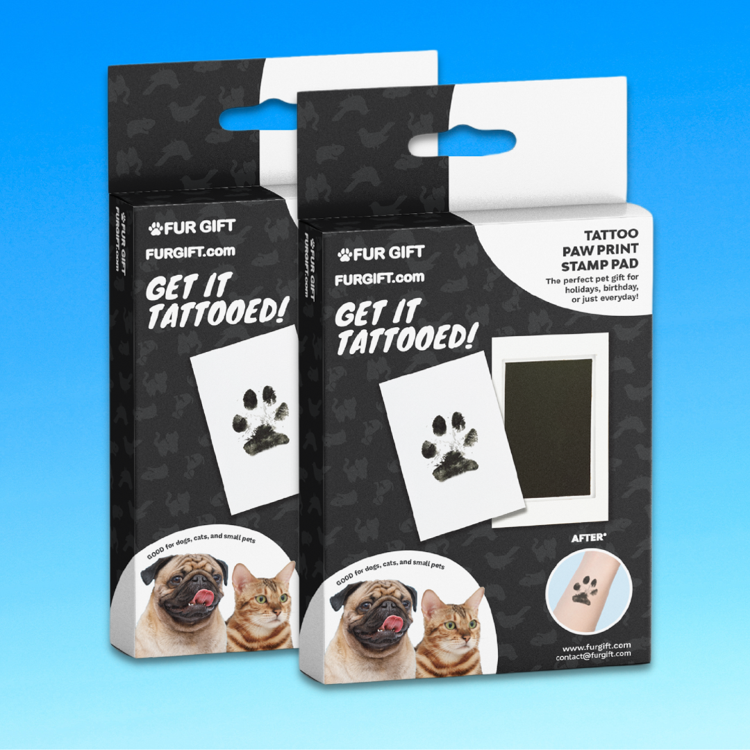 Tattoo Paw Print Stamp Pads Plus Size