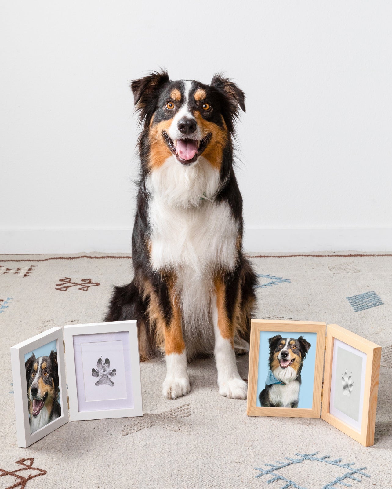 Pet Paw Print Wood Frame