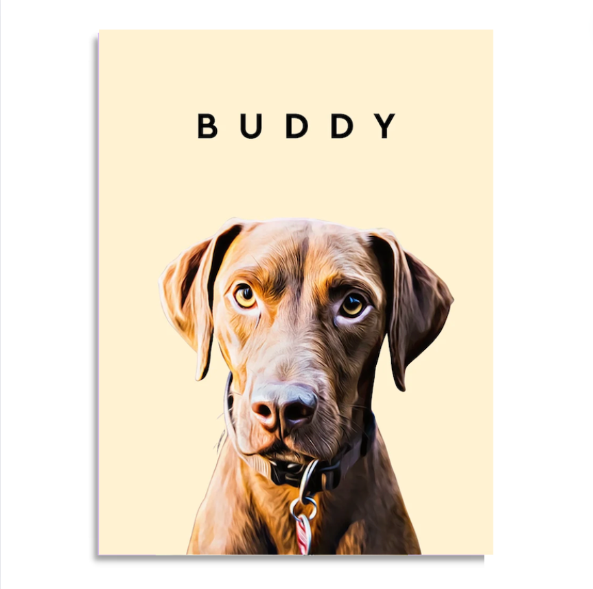 CUSTOM PET PORTRAIT PRINT