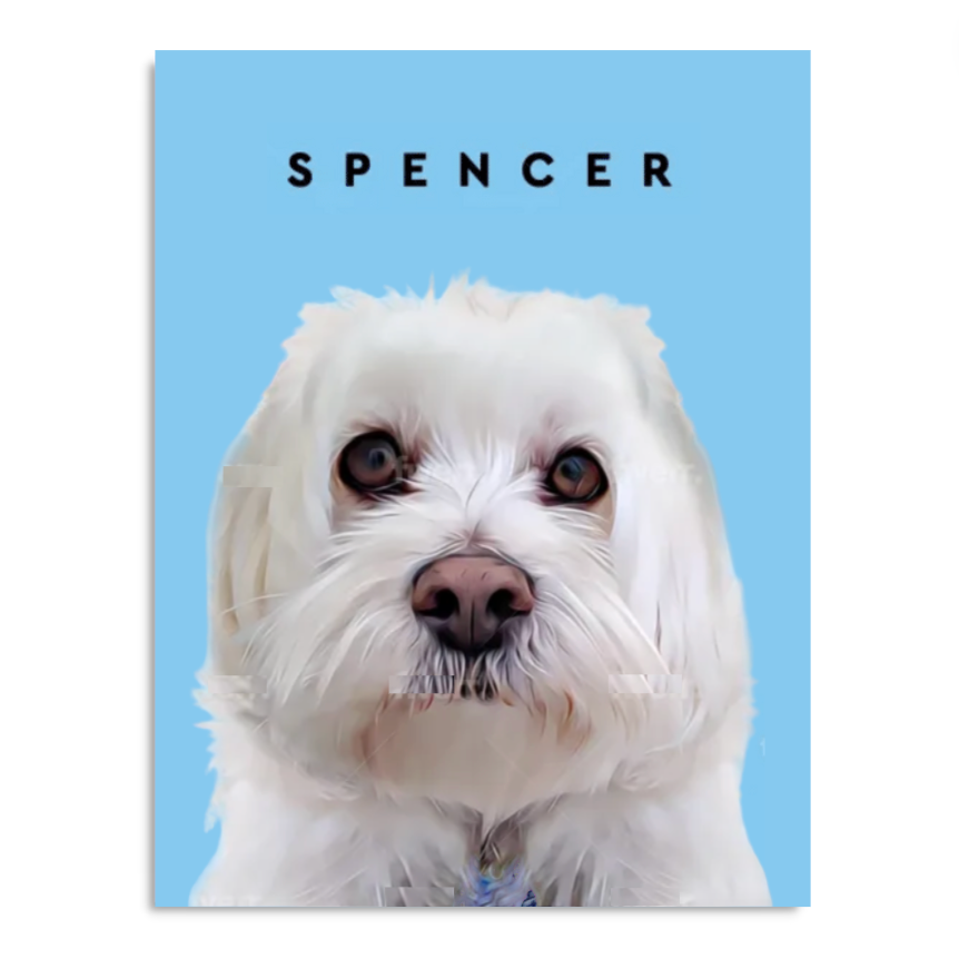 CUSTOM PET PORTRAIT PRINT