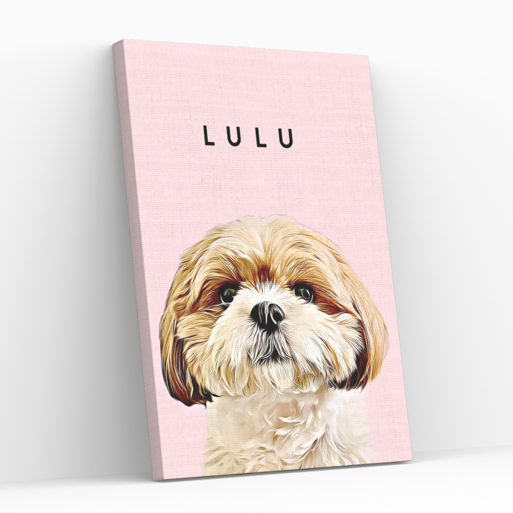 CUSTOM PET PORTRAIT CANVAS