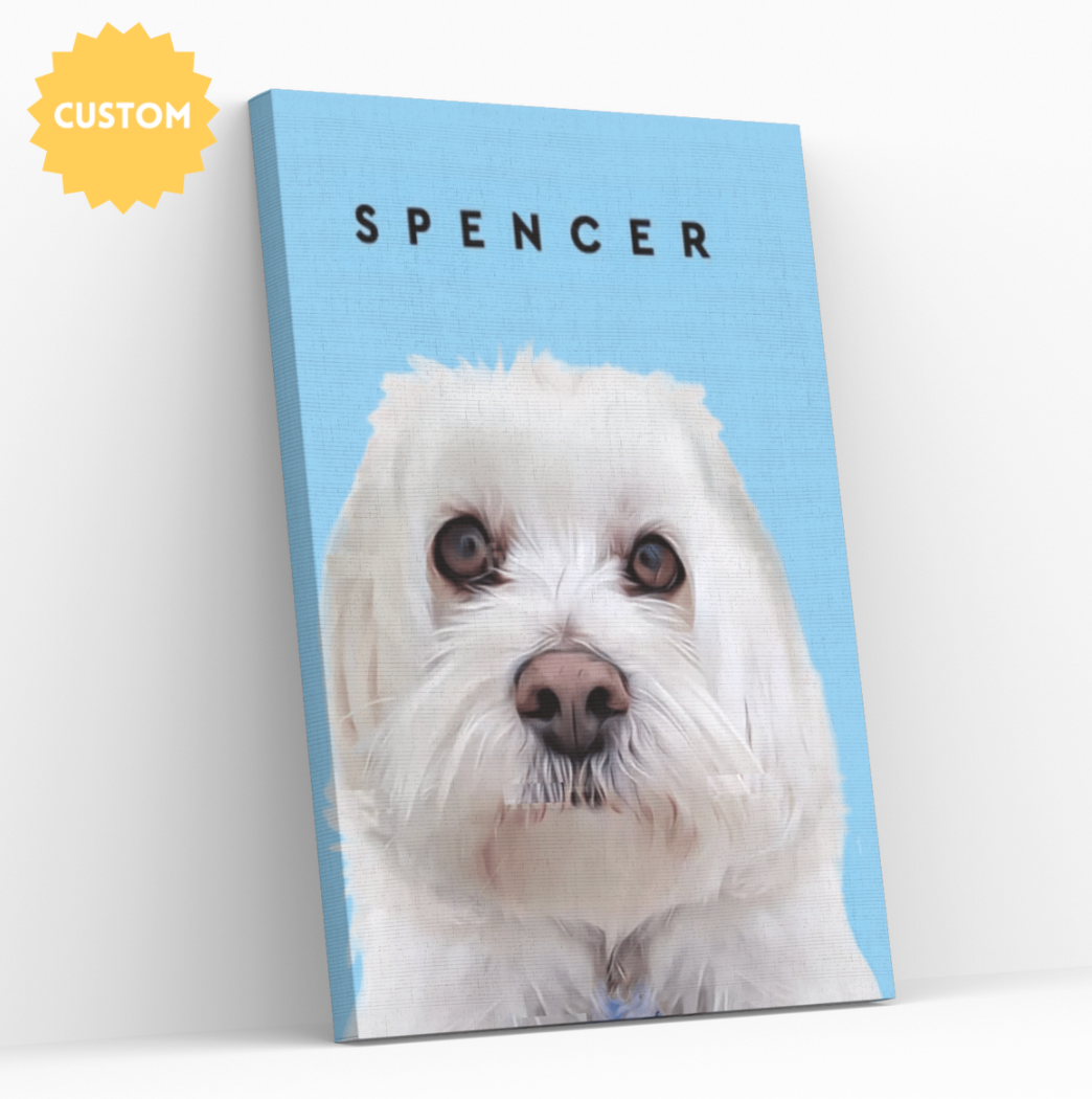 CUSTOM PET PORTRAIT CANVAS