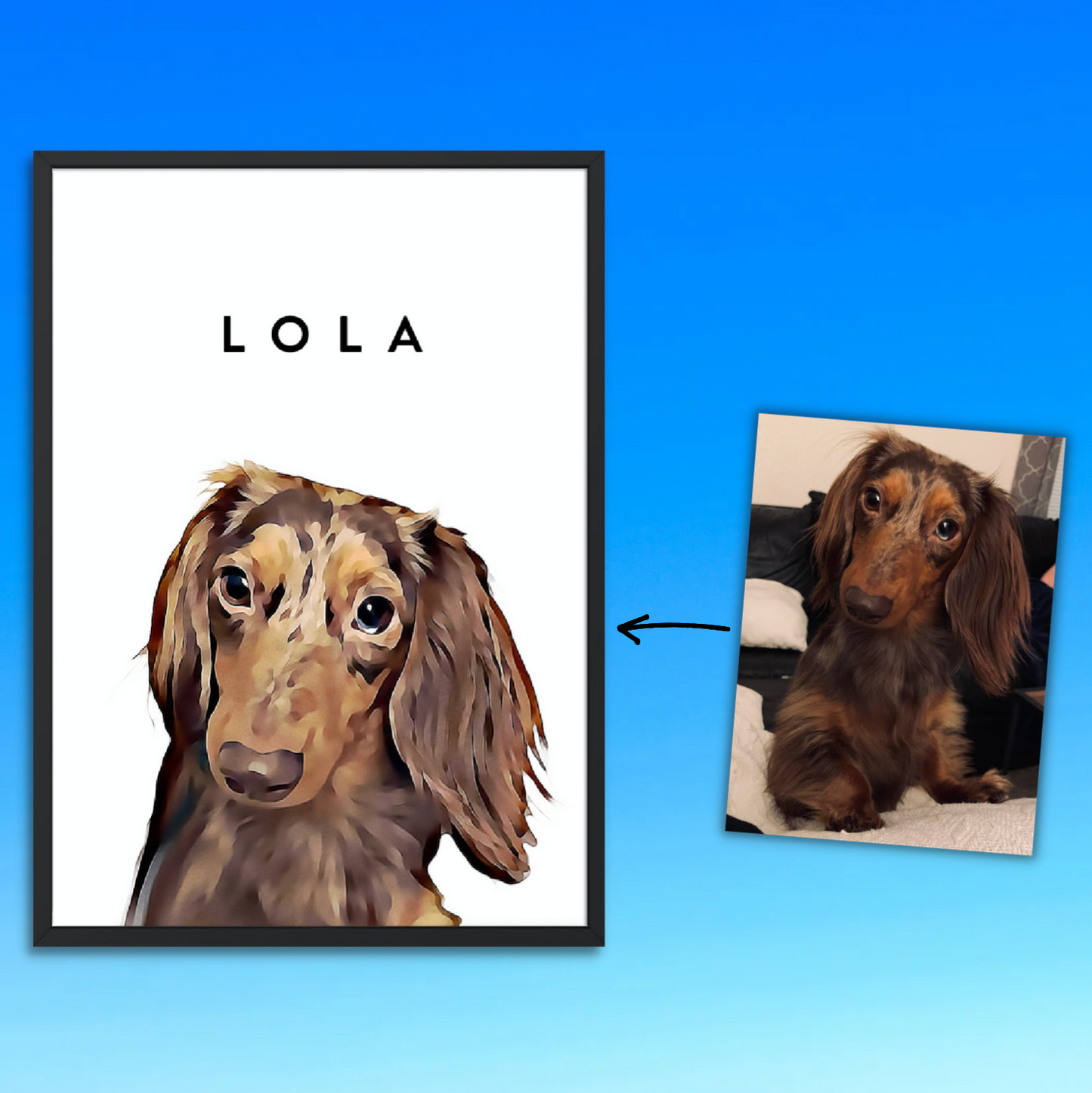 CUSTOM PET PORTRAIT PRINT
