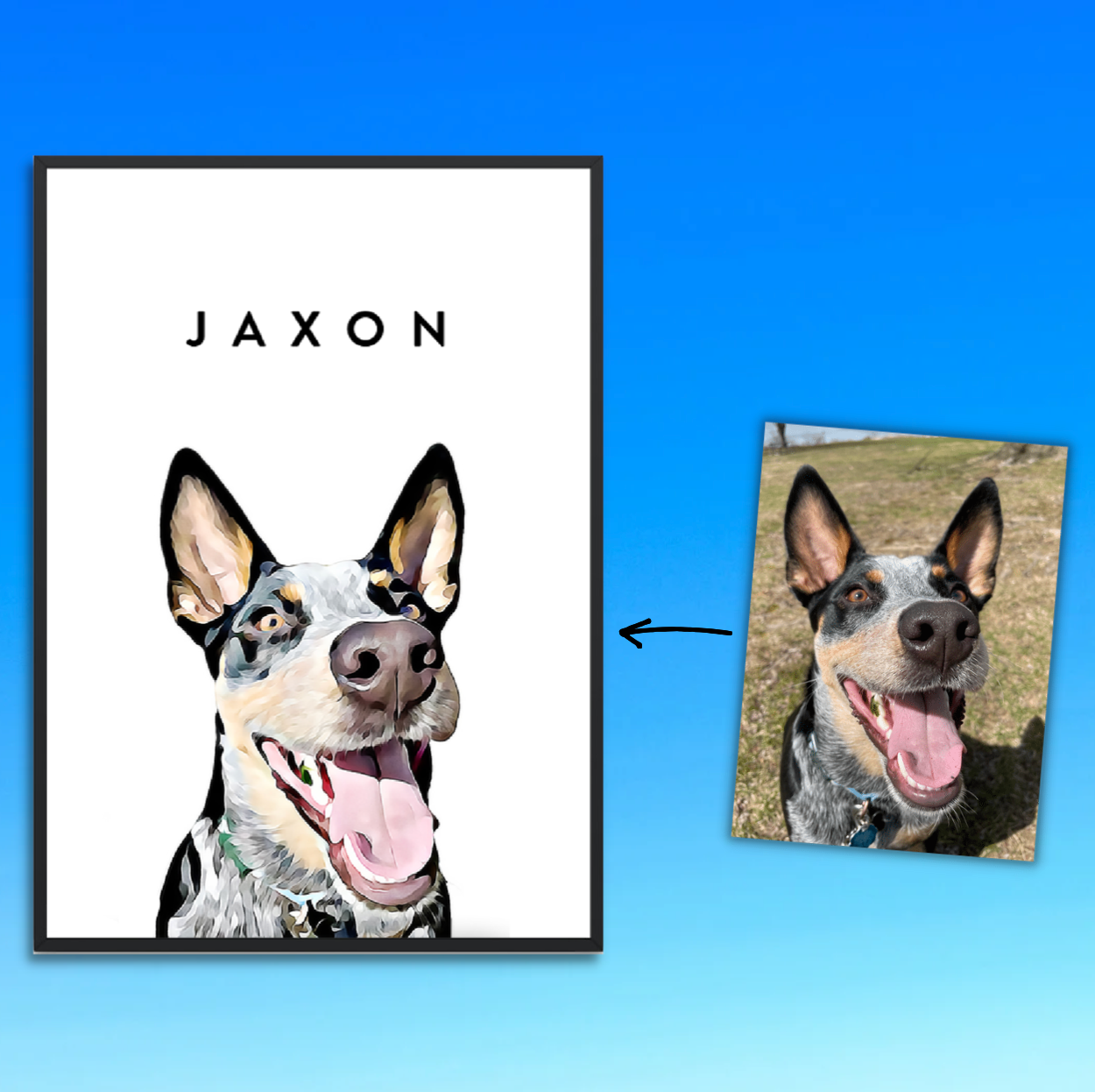 CUSTOM PET PORTRAIT PRINT