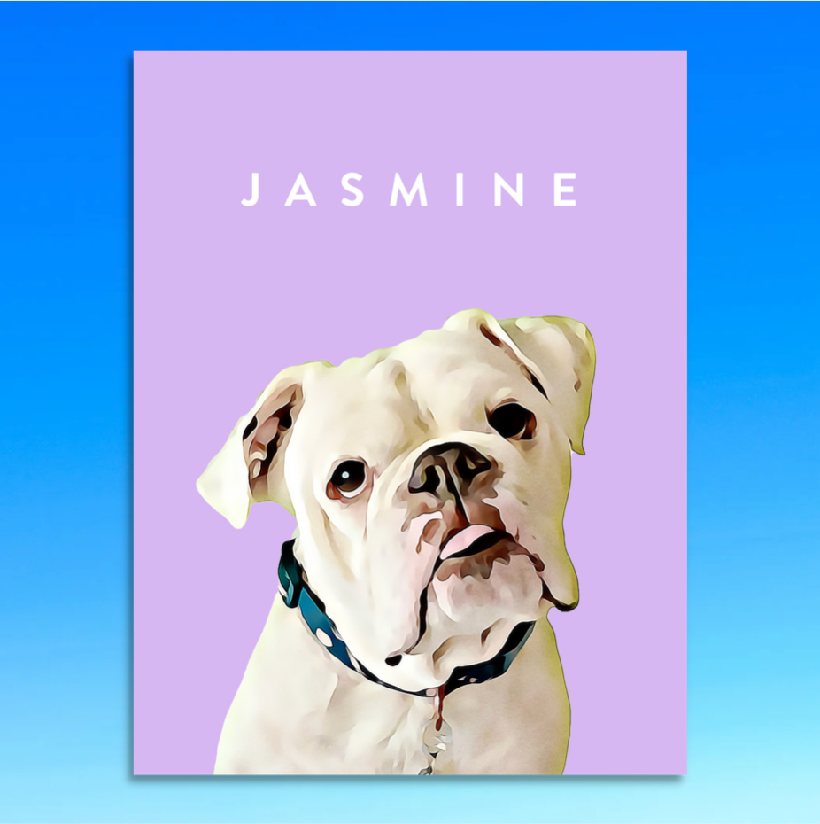 CUSTOM PET PORTRAIT PRINT