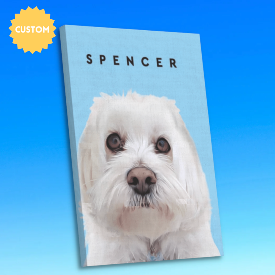 CUSTOM PET PORTRAIT CANVAS