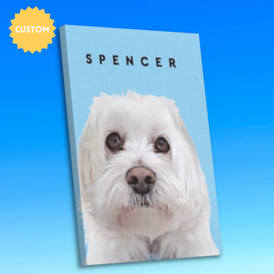 CUSTOM PET PORTRAIT CANVAS