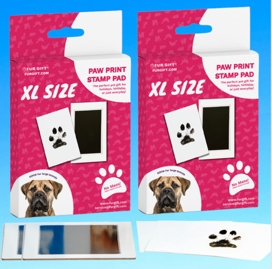 2 Pack of XL Paw Print Stamp Pad