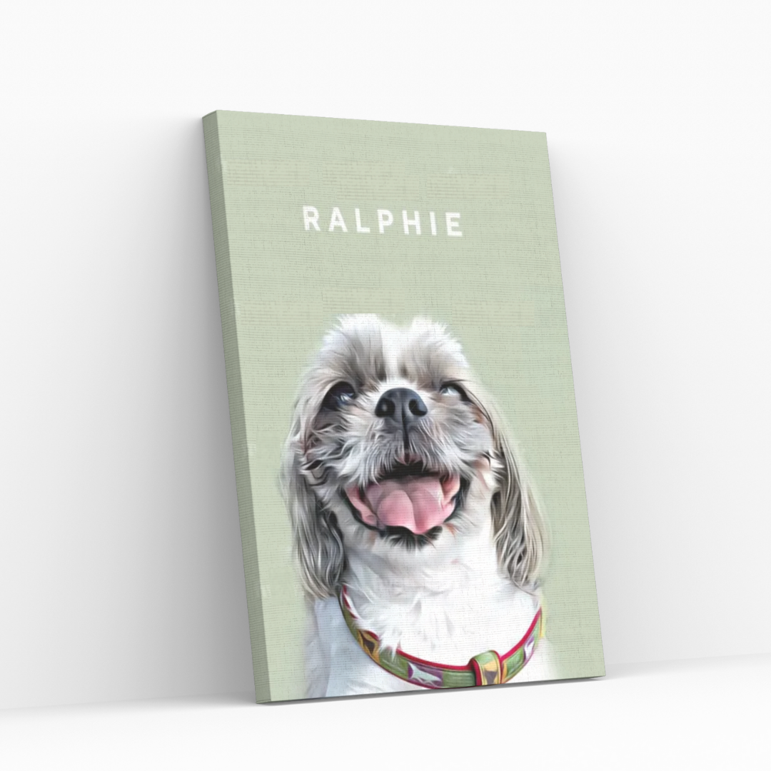CUSTOM PET PORTRAIT CANVAS