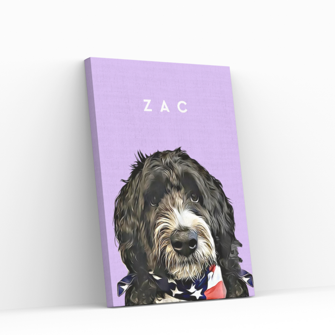 CUSTOM PET PORTRAIT CANVAS