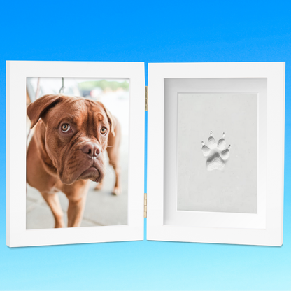 Dog paw sales print photo frame
