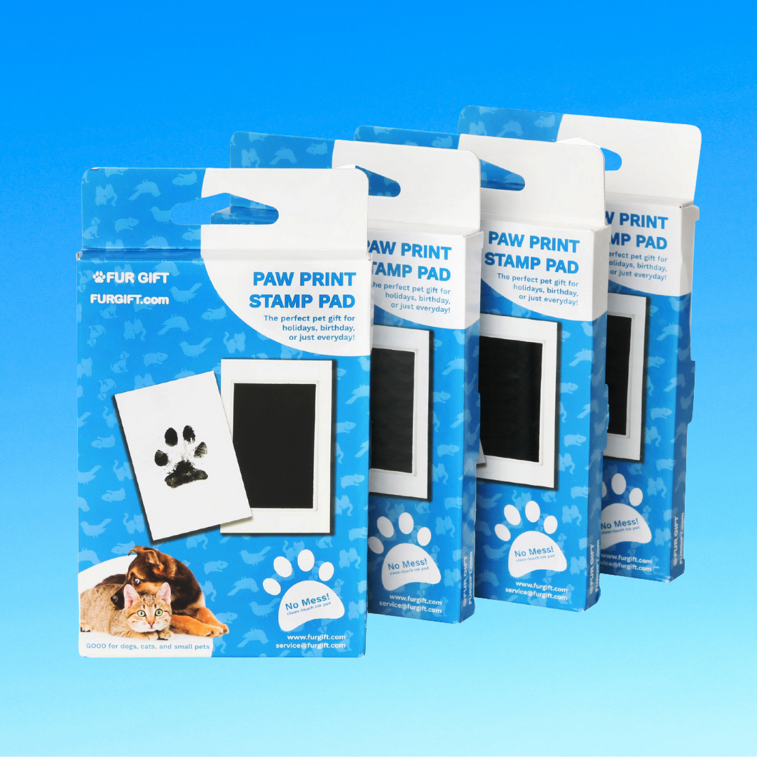 Dog Paw Print Stamp Pads