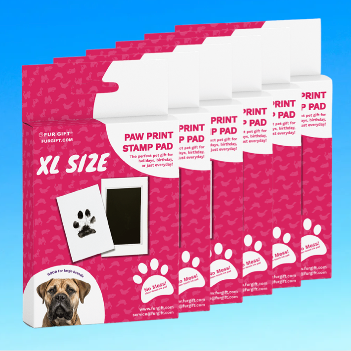 XL Dog Paw Print Stamp Pad